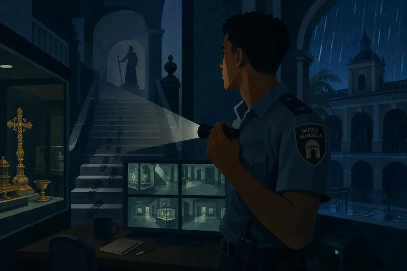 Cover illustration for The Cameras Are Lying, A2 Spanish story