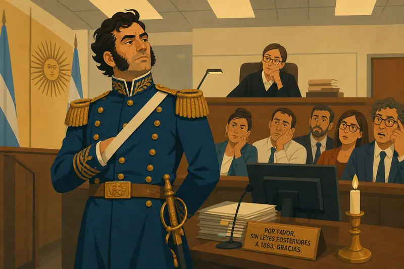 Cover illustration for The Honorable Juror from 1863, C1 Spanish story