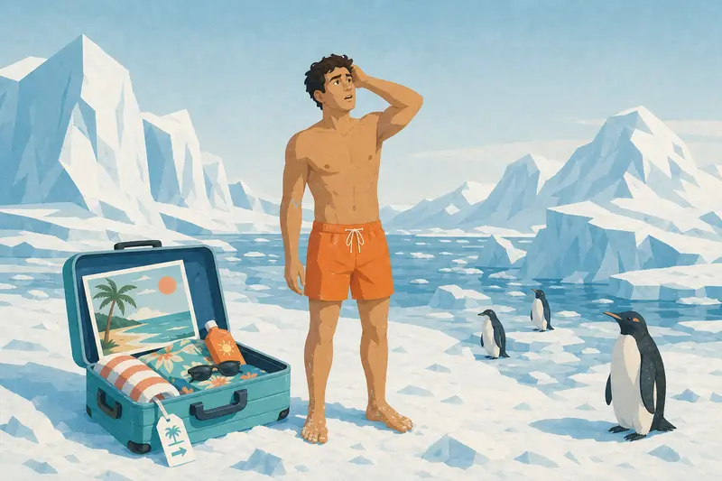 Cover illustration for Wrong Destination, A2 Spanish story
