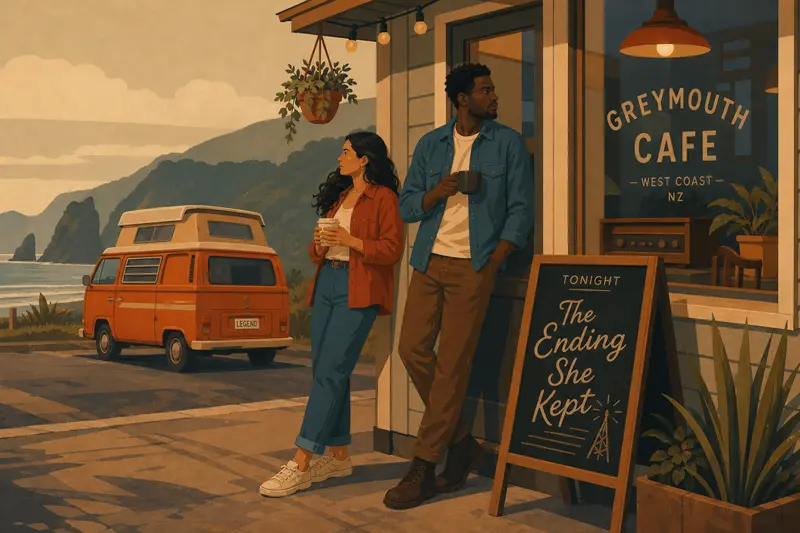 Cover illustration for The Ending She Kept, B1 Spanish story