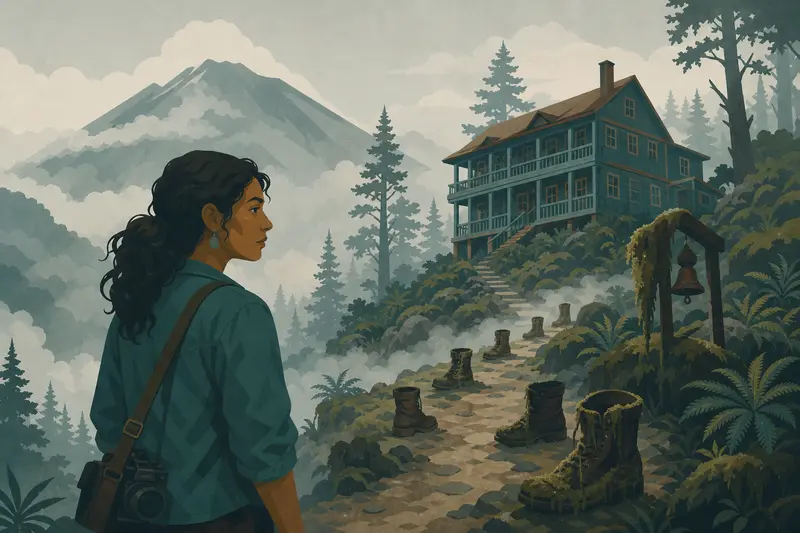 Cover illustration for The Unbroken Thread, B1 Spanish story
