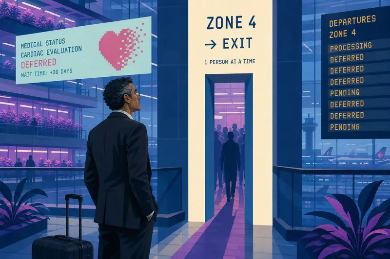 Cover illustration for A Door the Width of One Man, C1 Spanish story