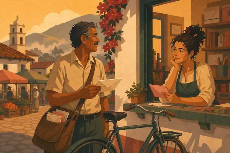 Cover illustration for A Chair That Knows How to Wait, B1 Spanish story
