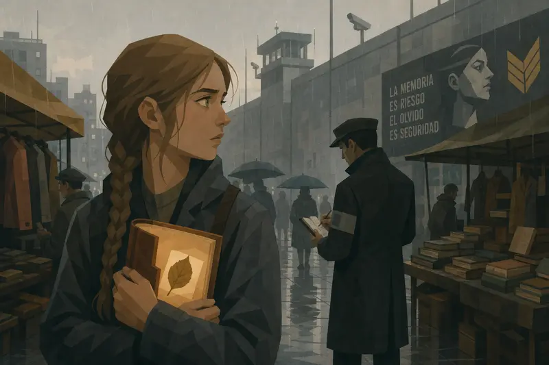 Cover illustration for One Dry Leaf, A2 Spanish story