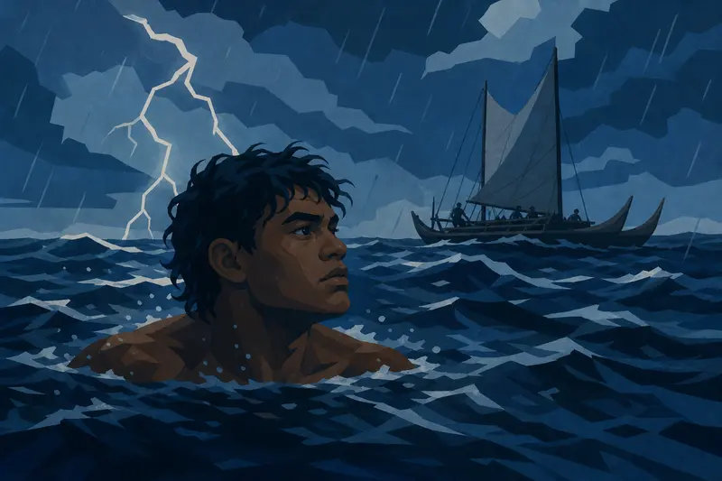 Cover illustration for The Current Beneath, B2 Spanish story