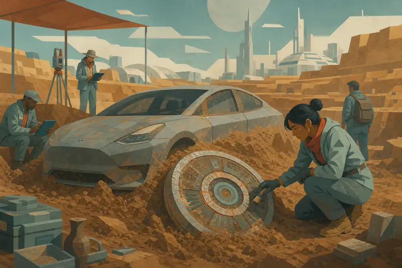 Cover illustration for The Wheel That No One Could Explain, B1 Spanish story