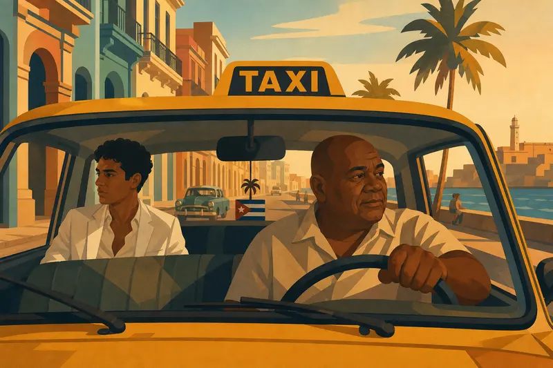 Cover illustration for The Ride Back, A2 Spanish story