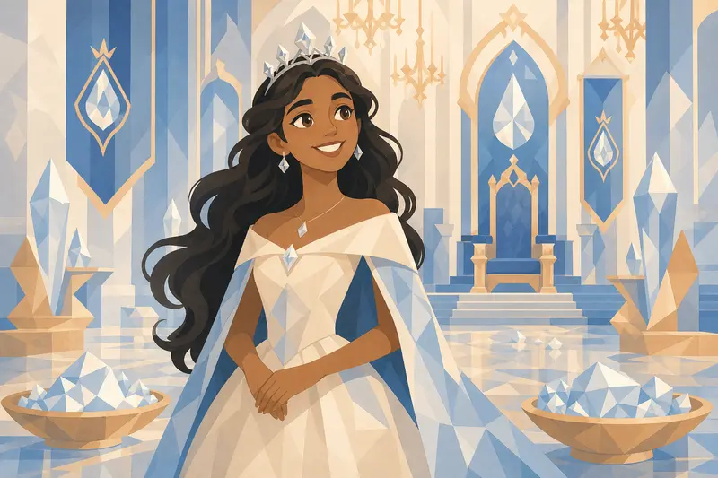 Cover illustration for The Diamond Economy of Tears, B2 Spanish story