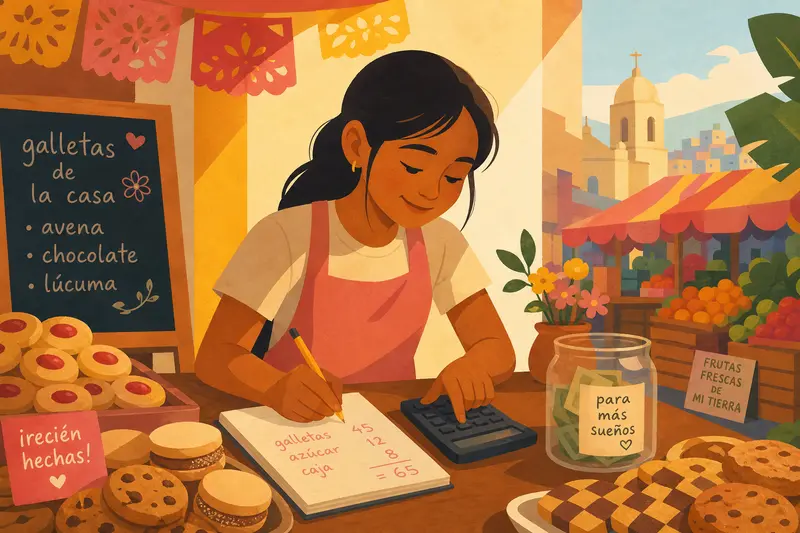 Cover illustration for Sol's Numbers, A1 Spanish story