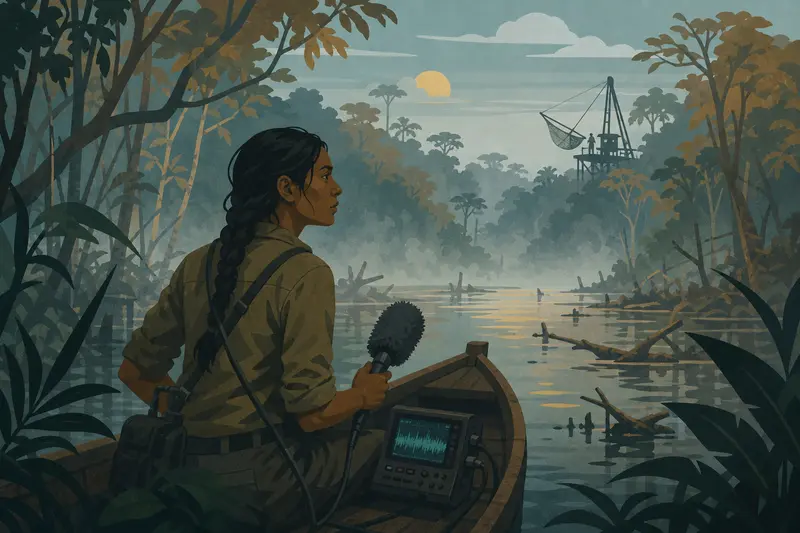 Cover illustration for The Frequency of Rain, C1 Spanish story