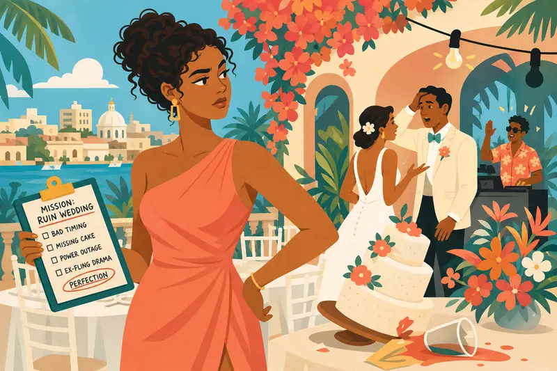 Cover illustration for The Worst Saboteur in Santo Domingo, C1 Spanish story