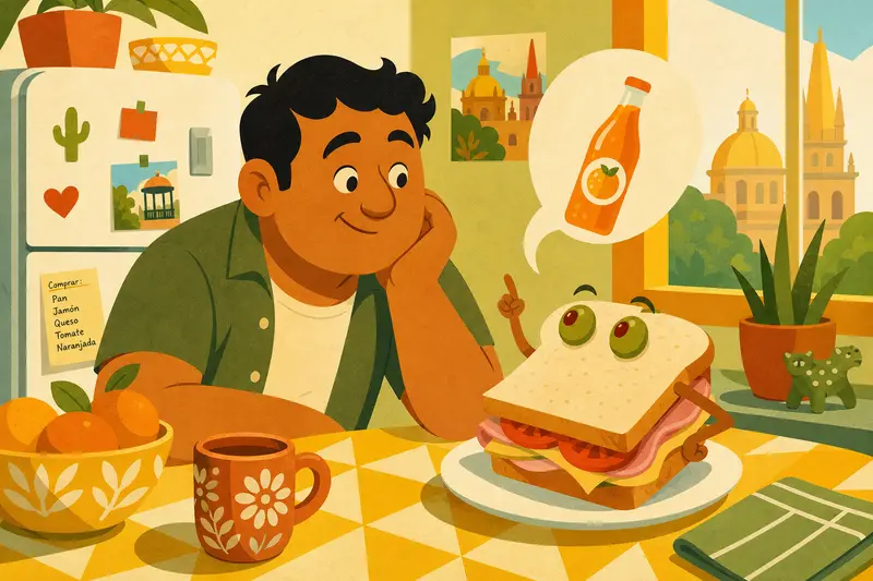 Cover illustration for Hello, I'm Thirsty!, A1 Spanish story