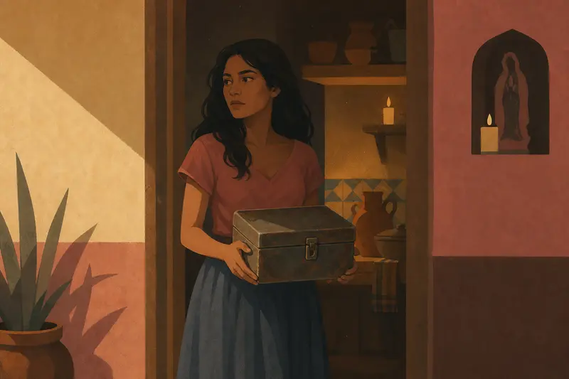 Cover illustration for The Letters He Never Sent, B1 Spanish story