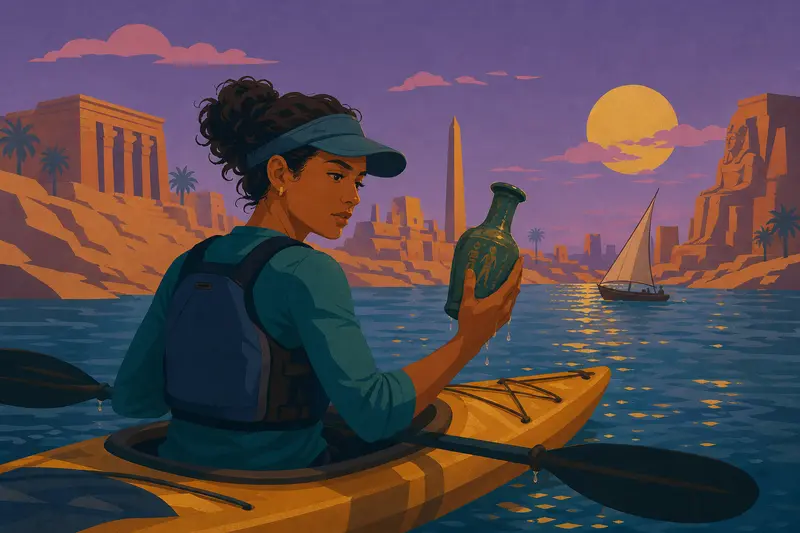 Cover illustration for The River Remembers, B1 Spanish story