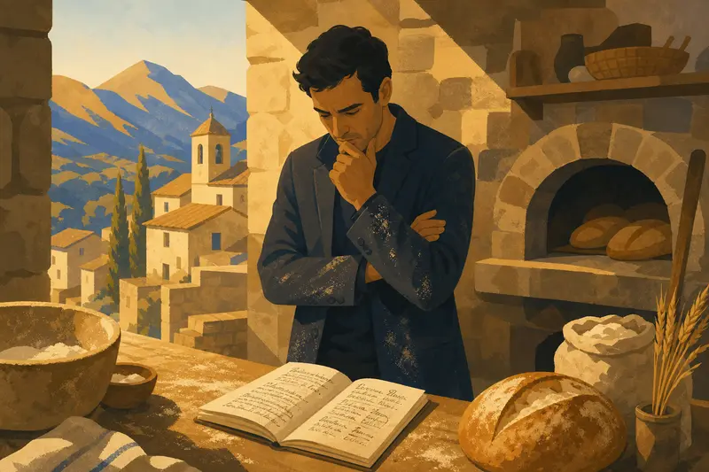 Cover illustration for The Logic of Flour, B1 Spanish story