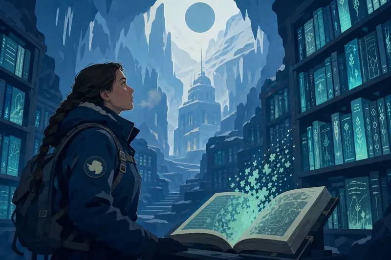 Cover illustration for The Library That Breathed, B2 Spanish story