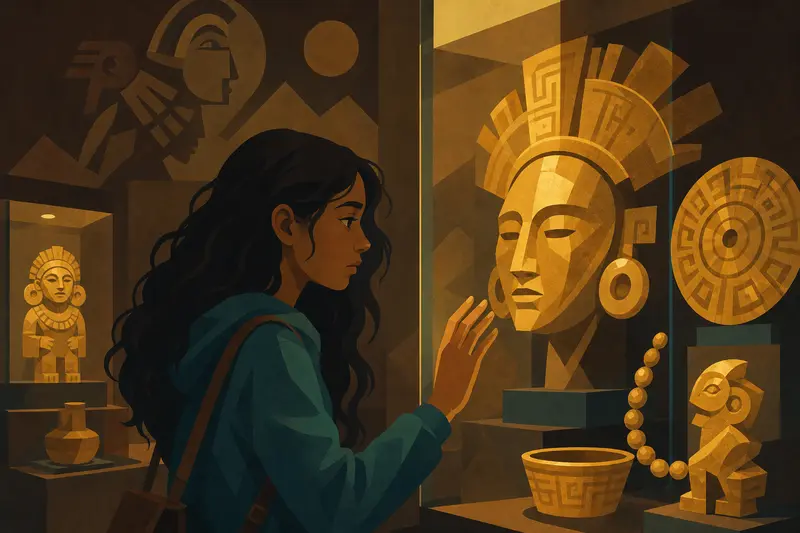 Cover illustration for What Gold Remembers, B2 Spanish story