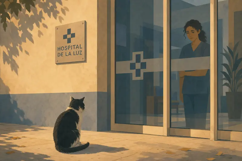 Cover illustration for Still Waiting, A1 Spanish story