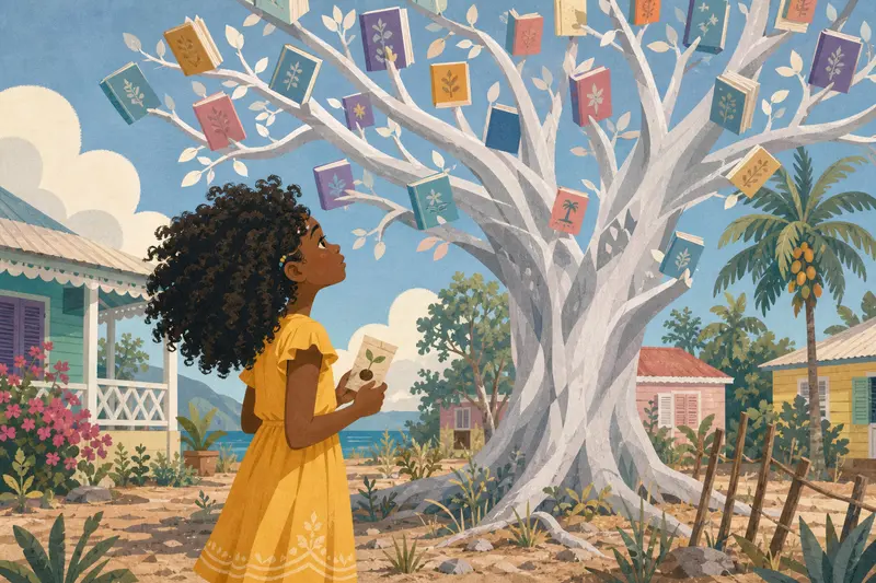 Cover illustration for Plant It Where Someone Stopped Dreaming, A2 Spanish story