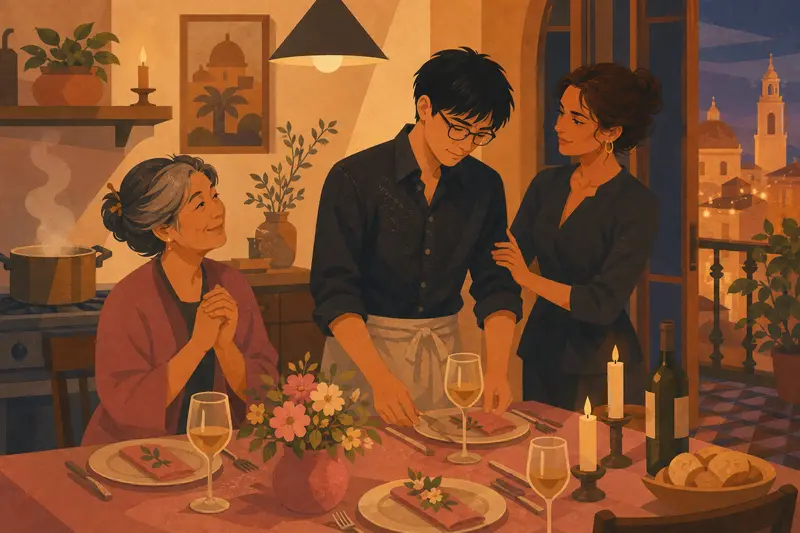 Cover illustration for The Taste of Rome, A2 Spanish story