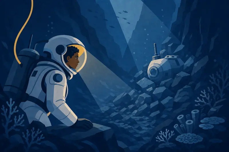 Cover illustration for The Weight of One Rock, B1 Spanish story