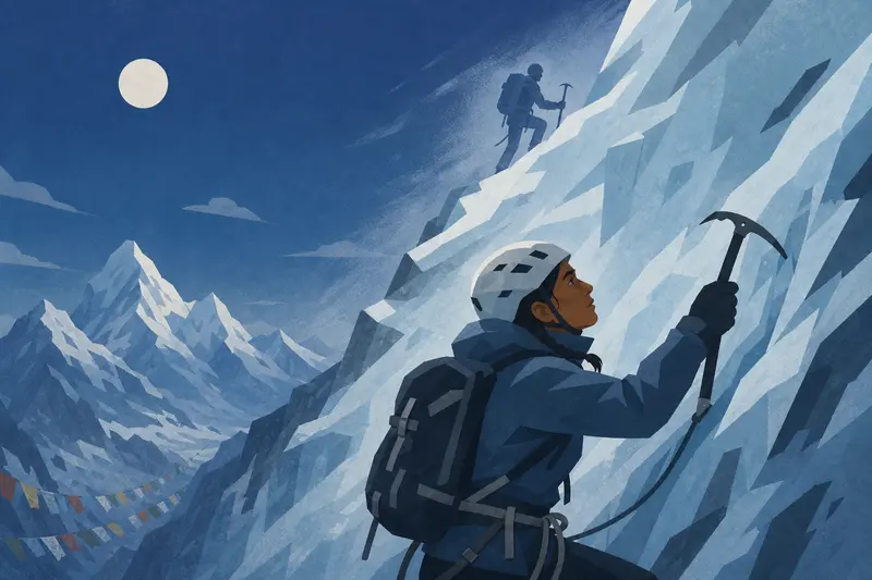 Cover illustration for The Second Silhouette, C1 Spanish story