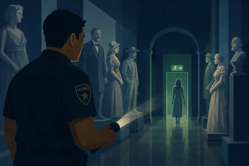 Cover illustration for Closer to the Door, B1 Spanish story