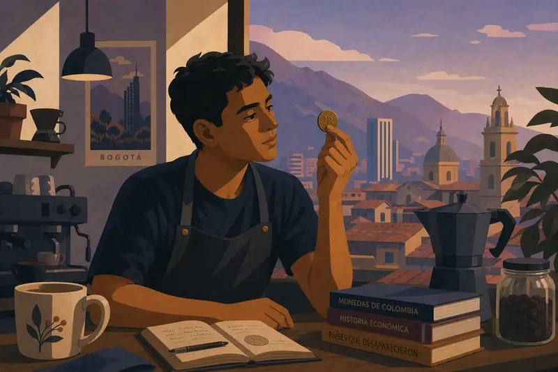Cover illustration for The Coin from Nowhere, A2 Spanish story