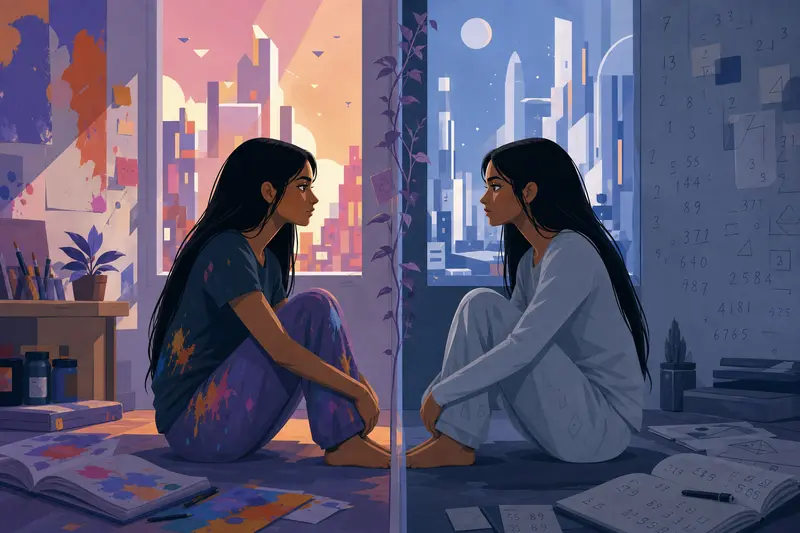 Cover illustration for Two Eyes, Two Worlds, A1 Spanish story