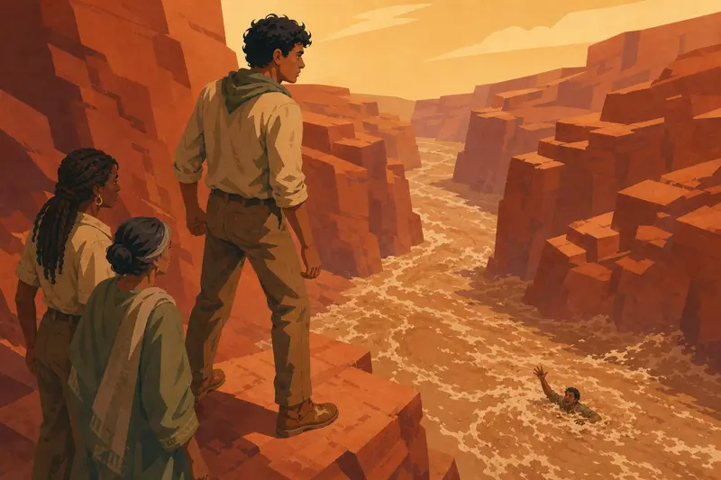 Cover illustration for The Last Leap, B1 Spanish story