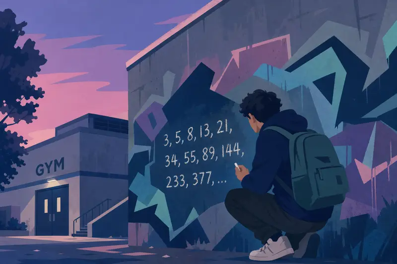 Cover illustration for The Formula on the Wall, B1 Spanish story