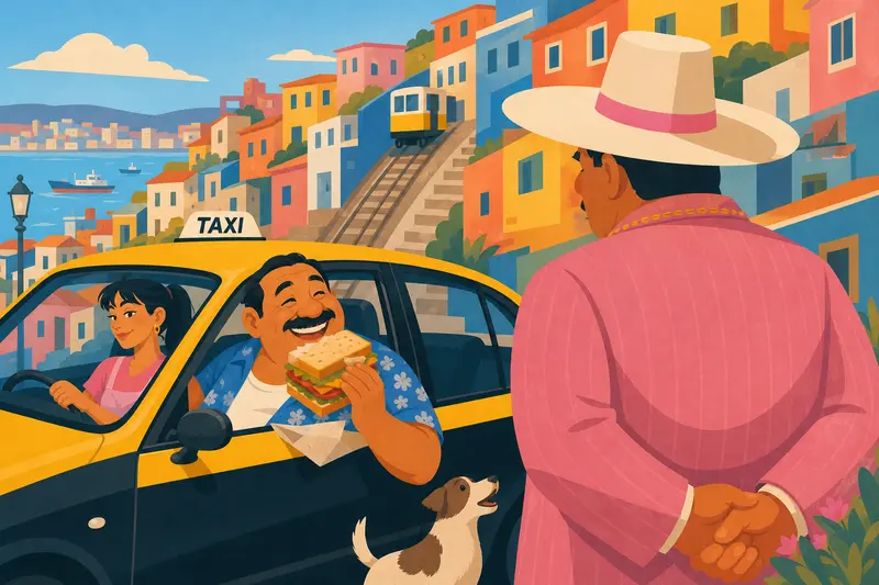 Cover illustration for A Sandwich for the Boss, A1 Spanish story