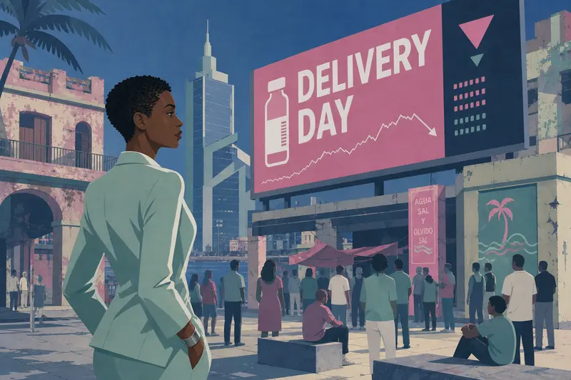 Cover illustration for Delivery Day, B2 Spanish story