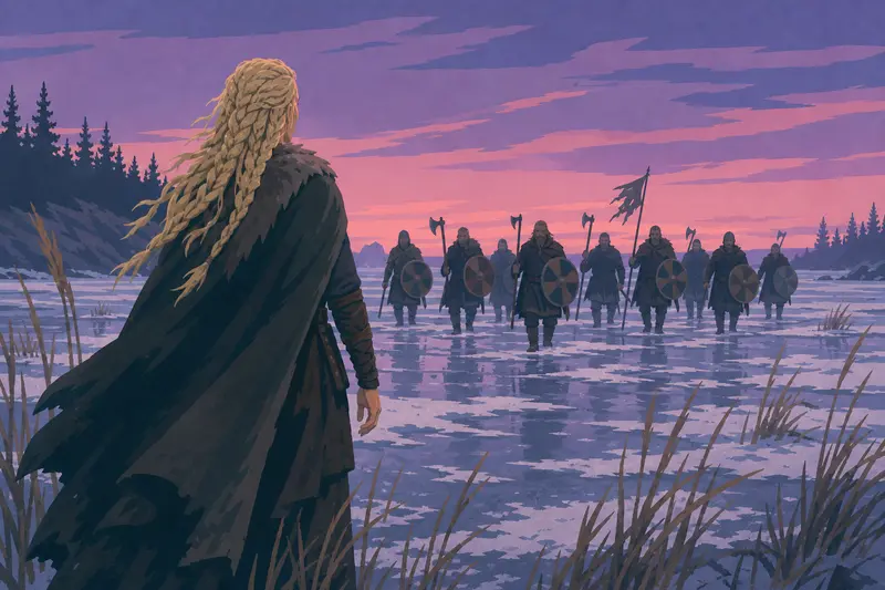 Cover illustration for The Price of Winter, B2 Spanish story