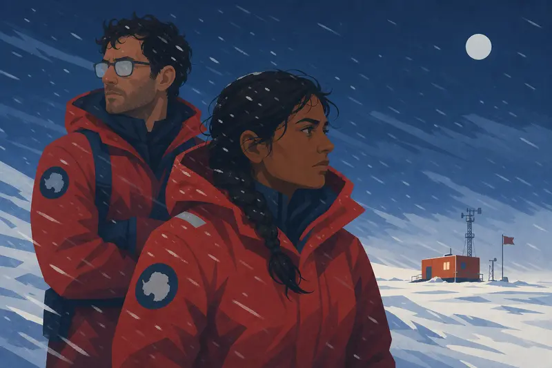 Cover illustration for The Storm No Model Saw, B2 Spanish story
