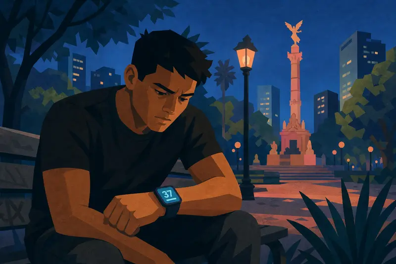 Cover illustration for Run, B1 Spanish story
