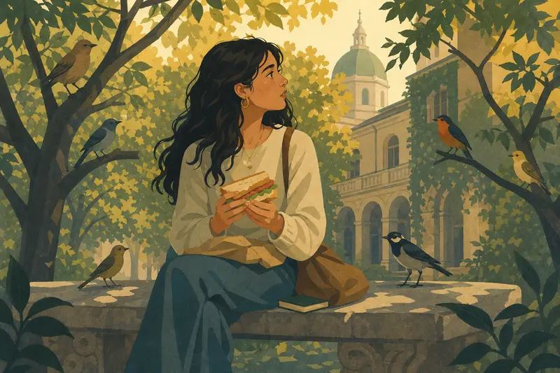 Cover illustration for The Sandwich That Listened, A2 Spanish story