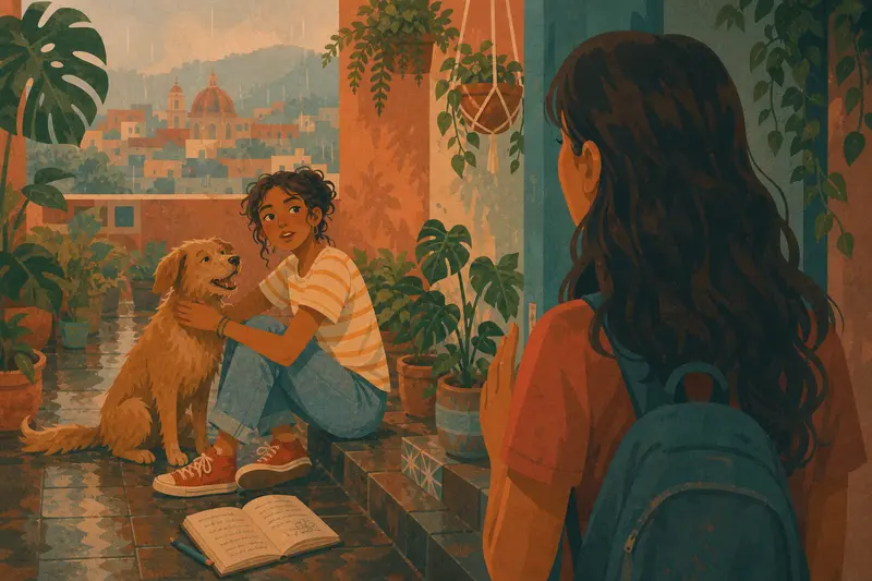 Cover illustration for If You Dare, B1 Spanish story