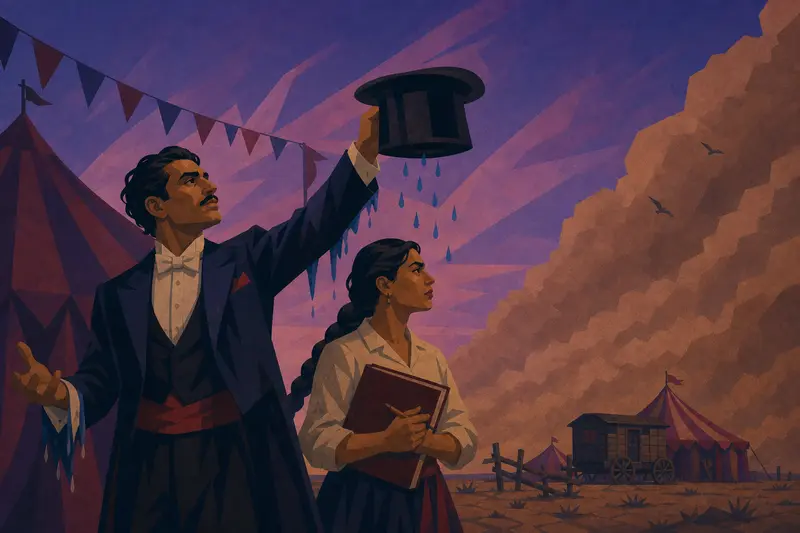 Cover illustration for What the Earth Lends, C1 Spanish story