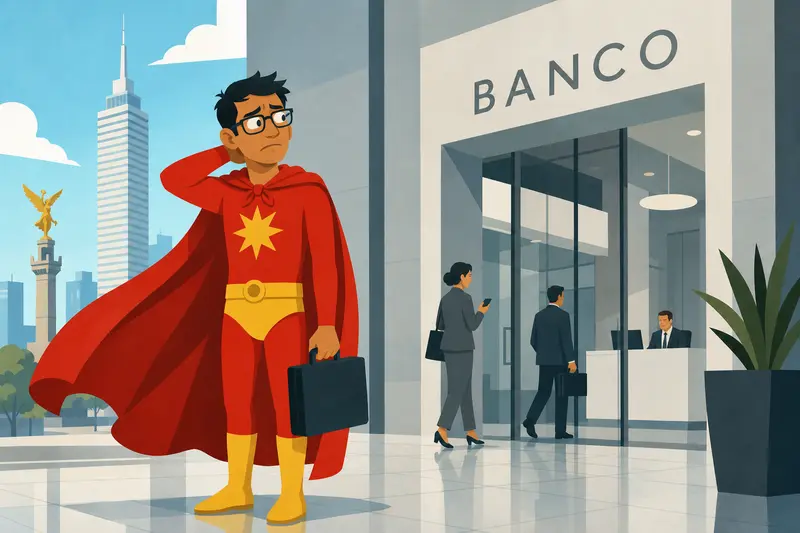 Cover illustration for Dress Code: Superhero, A1 Spanish story