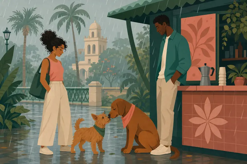 Cover illustration for Only Three Mornings, A2 Spanish story
