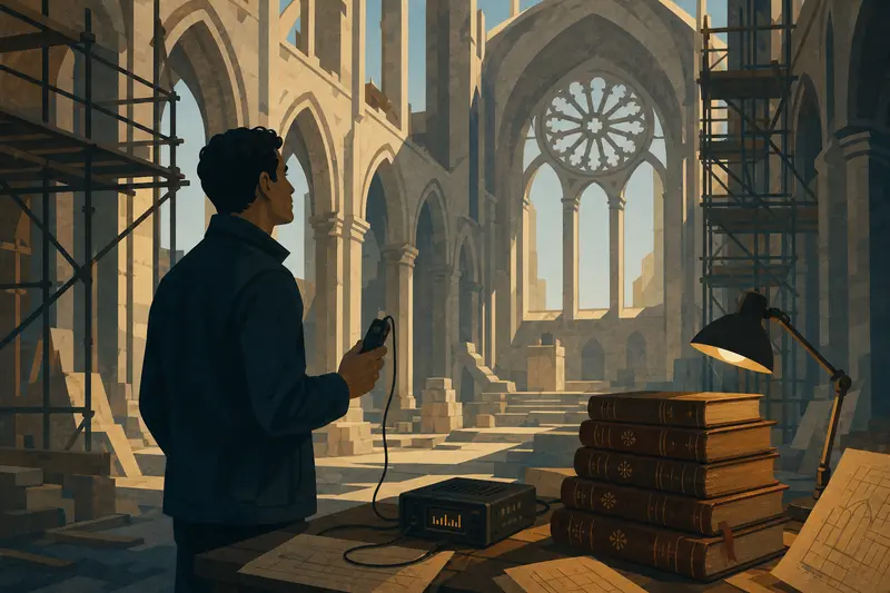 Cover illustration for What the Stones Remember, C1 Spanish story