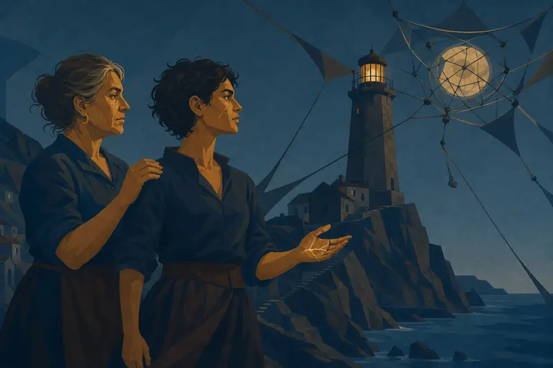 Cover illustration for A Debt of Light, C1 Spanish story