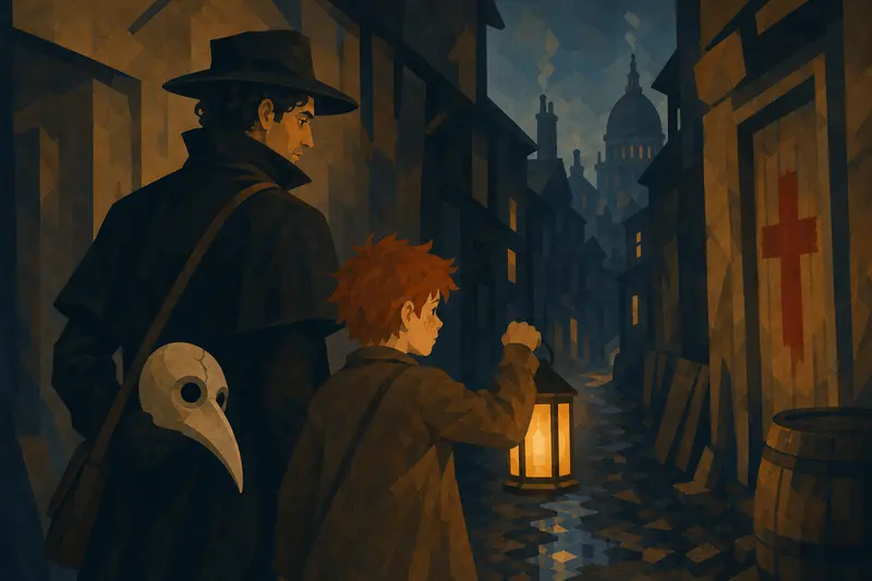 Cover illustration for The Longest Night, A2 Spanish story
