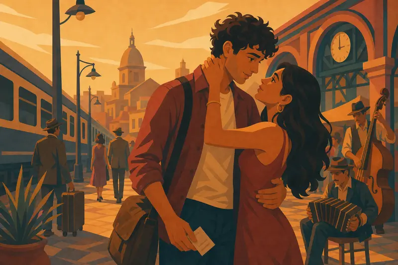 Cover illustration for The Letters That Came Back, A2 Spanish story