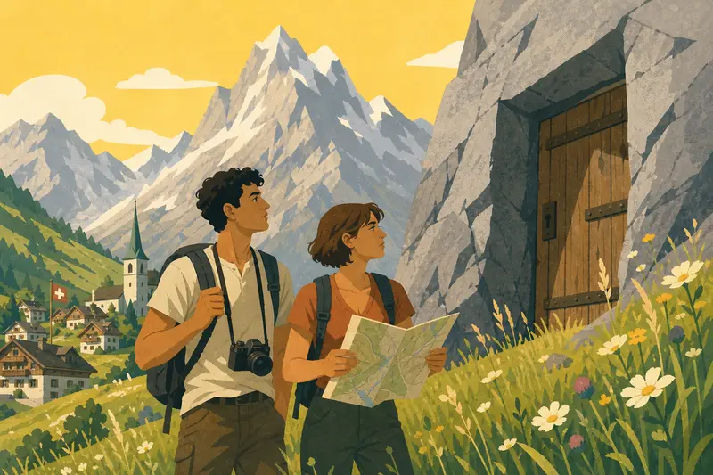 Cover illustration for The Walker in the Stone, A2 Spanish story