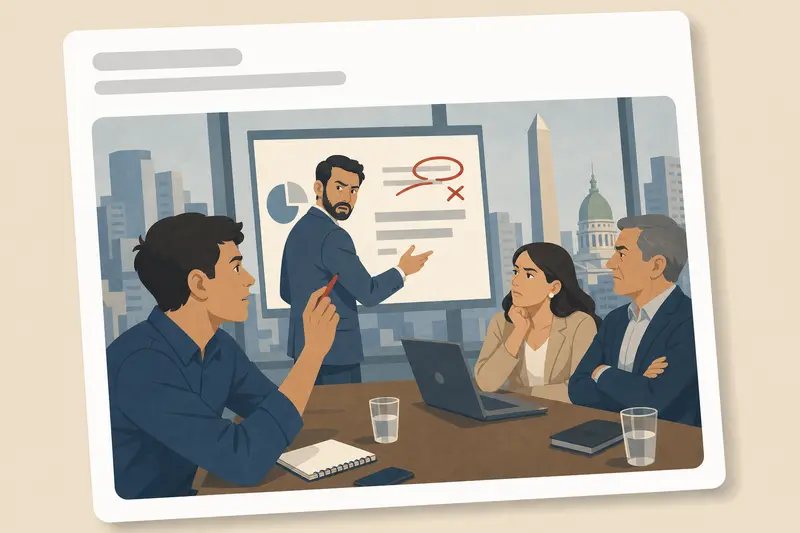 Cover illustration for AITJ for correcting my boss's grammar during a client presentation?, B1 Spanish story