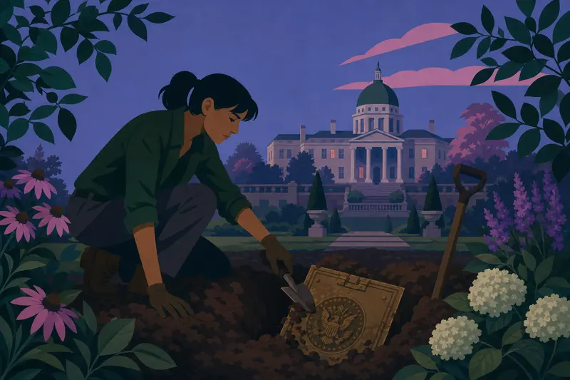 Cover illustration for Beneath the Garden, B2 Spanish story