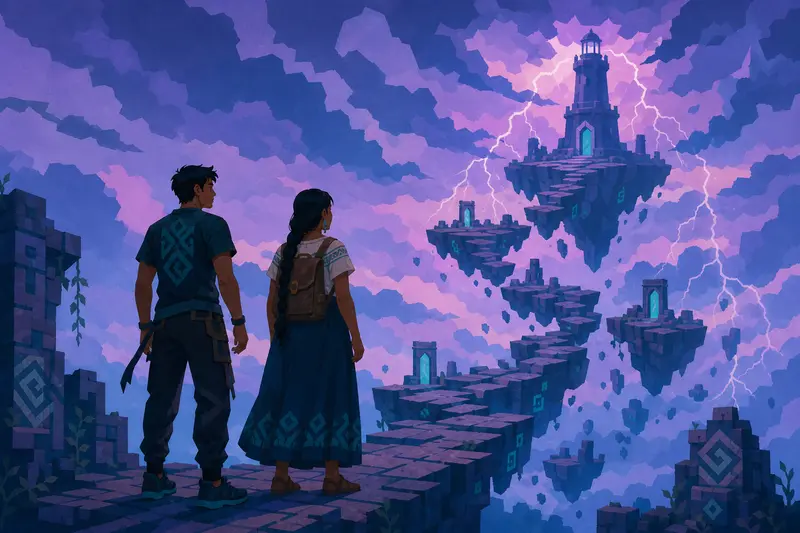 Cover illustration for The Lighthouse Toll, B2 Spanish story