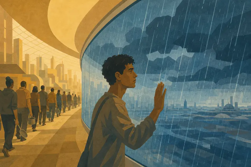 Cover illustration for The Last Drop, A2 Spanish story